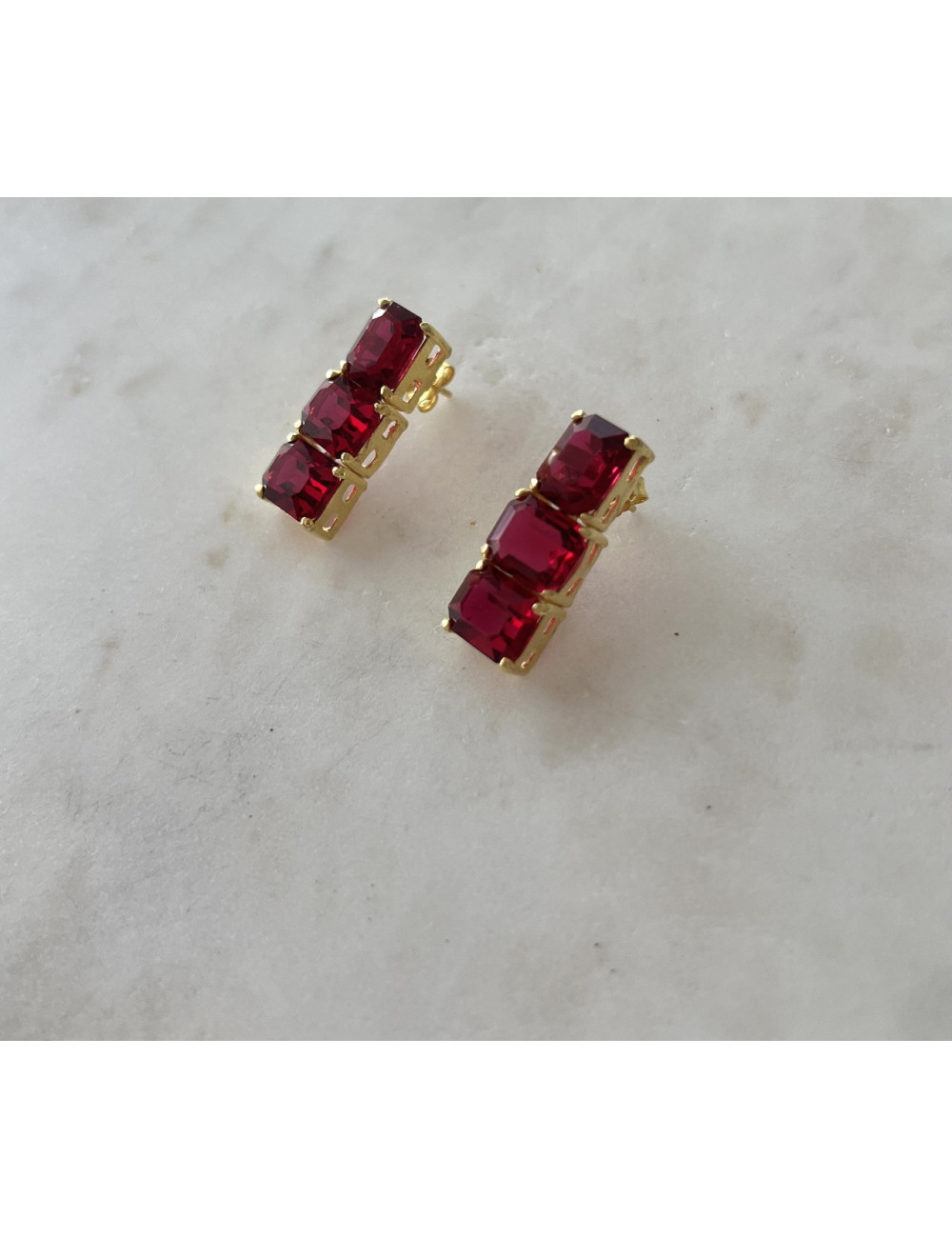 Brincos Rio Prata Dourada