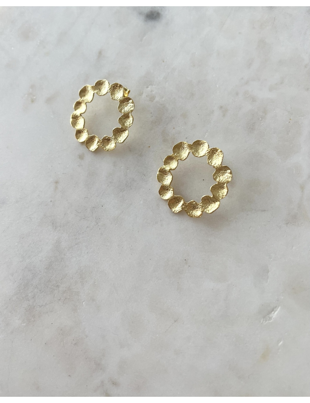 Brincos Steph Prata Dourada