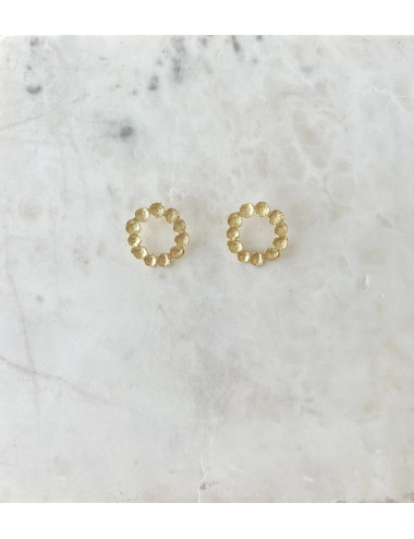 Brincos Steph Prata Dourada