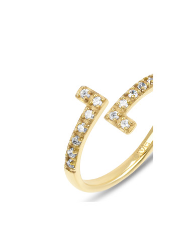 Anel One London 34 Gold