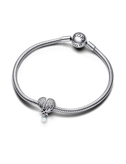 Conta Angel Wings & Heart Pandora