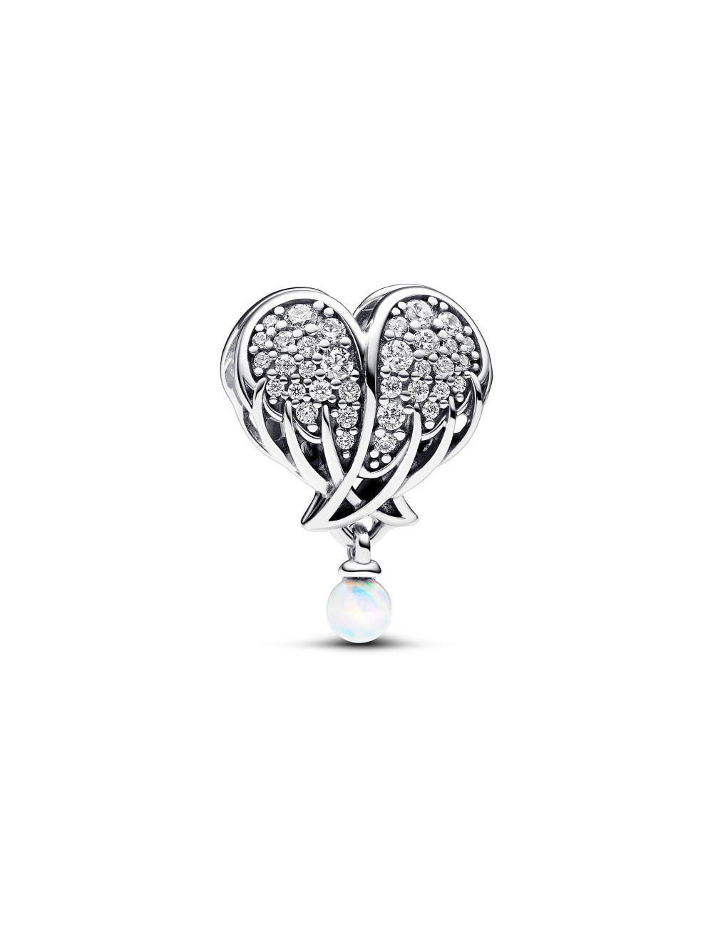Conta Angel Wings & Heart Pandora