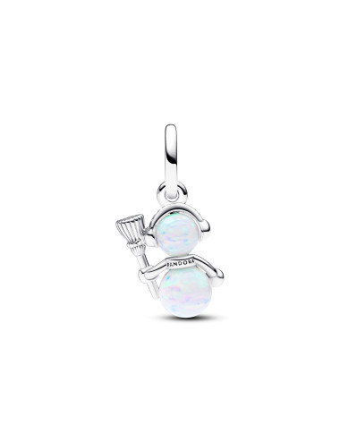 Conta Opalescent Snowman Pandora