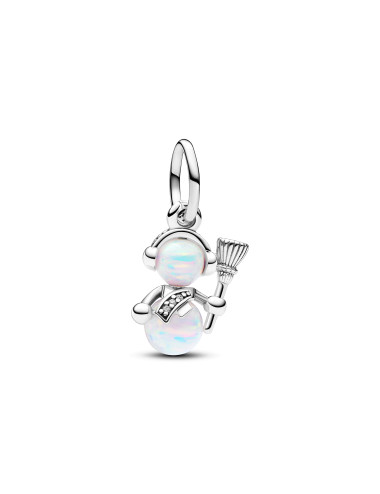 Conta Opalescent Snowman Pandora