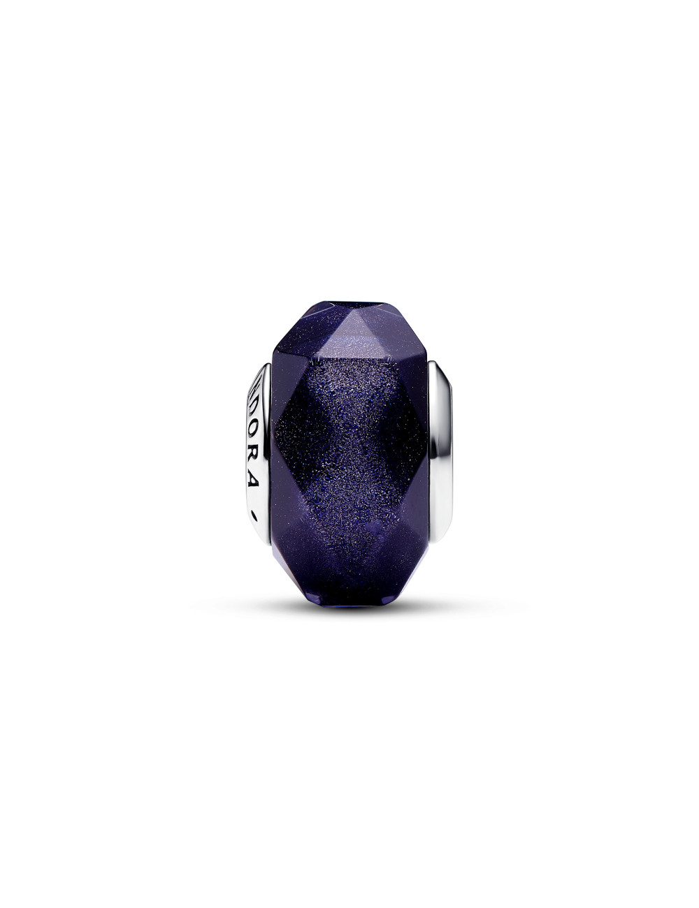 Conta Faceted Blue Murano Pandora