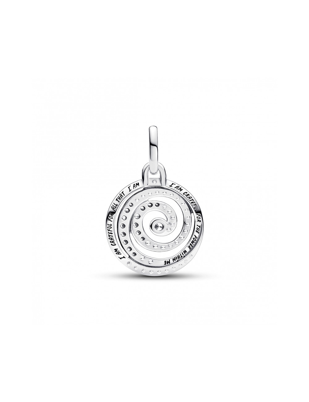 Conta Gratitude Spiral Medallion Me Pandora