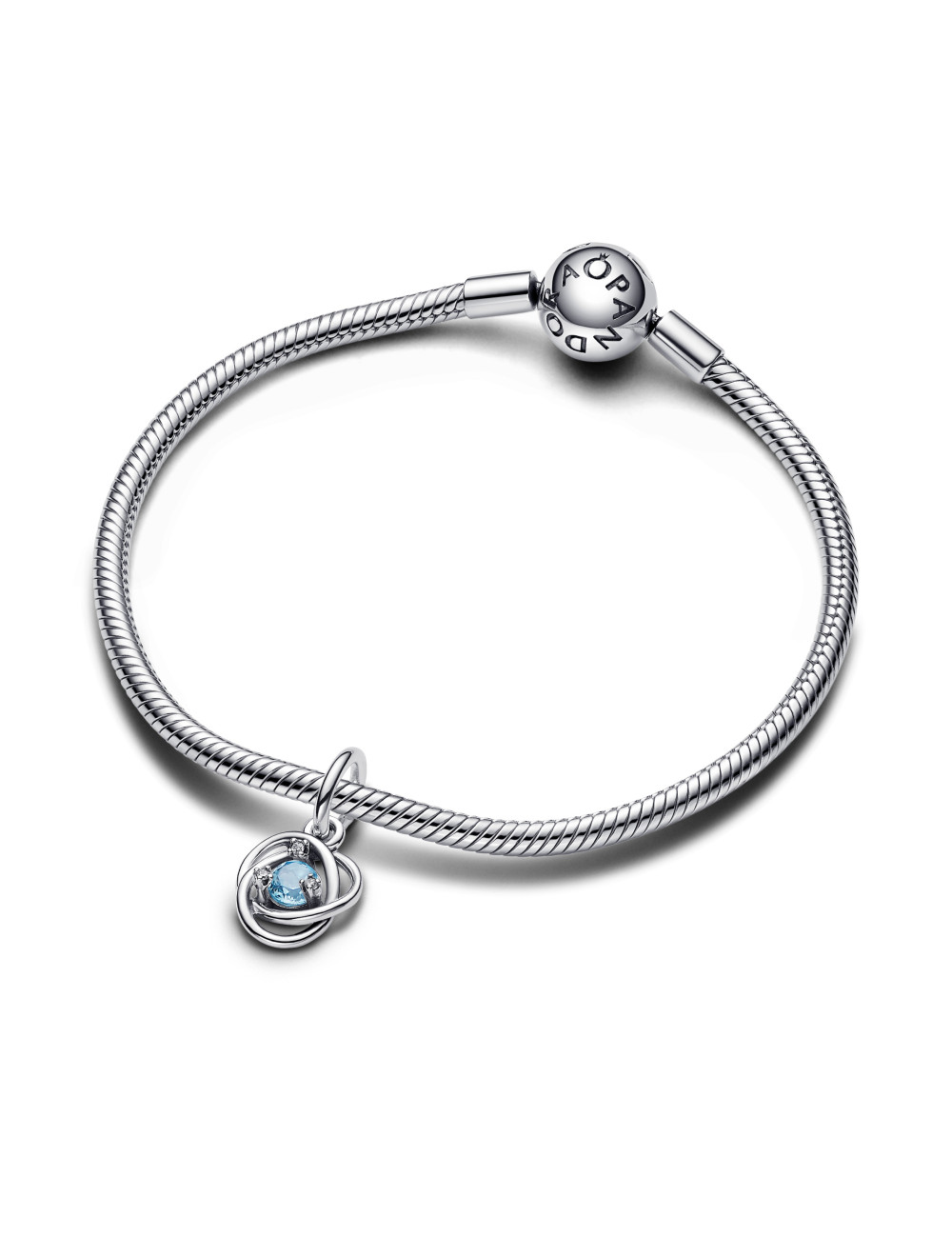 Conta Sea Aqua Blue Eternity Circle Pandora