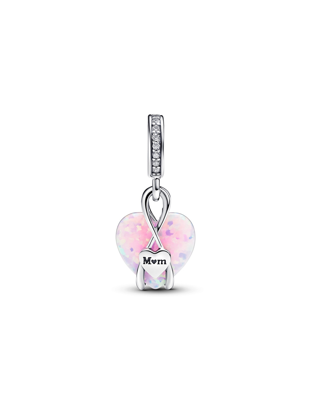 Conta Pendente Coração Opalescente Mum Pandora