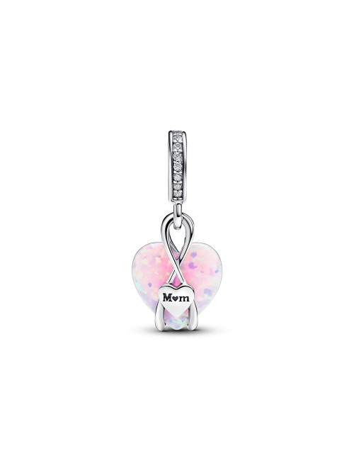 Conta Pendente Coração Opalescente Mum Pandora