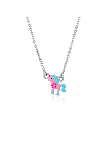 Colar La Petra Unicórnio Rosa