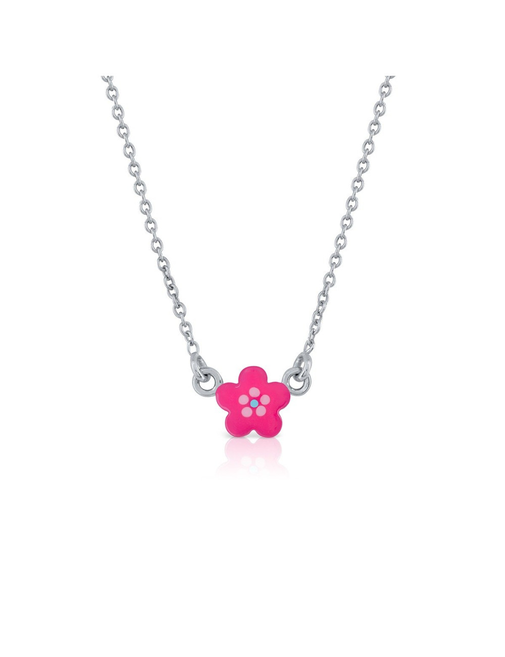 Colar La Petra Flor Rosa