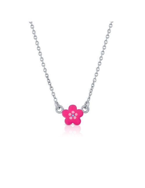 Colar La Petra Flor Rosa