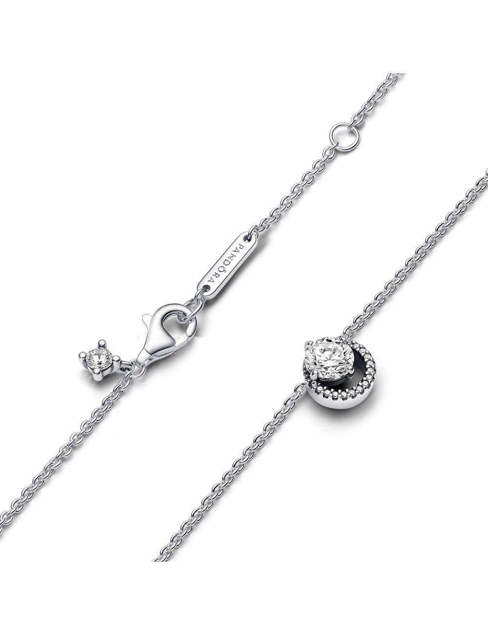 Colar Sparkling Round Halo Pandora