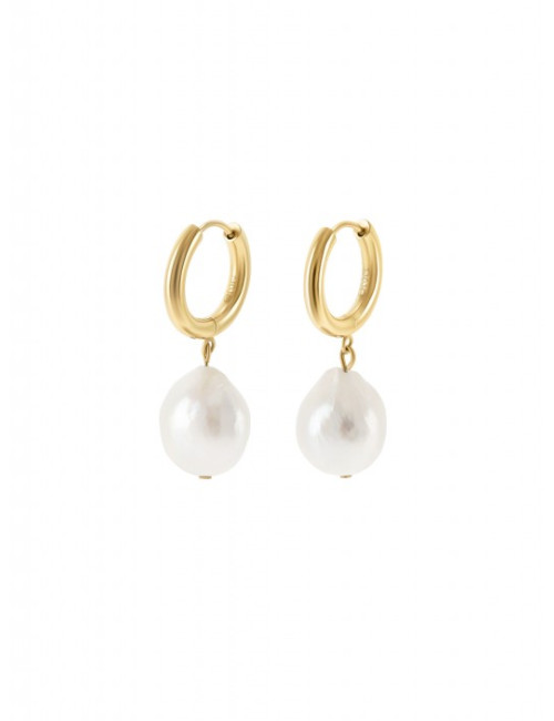 Brincos One Pearly Hoops