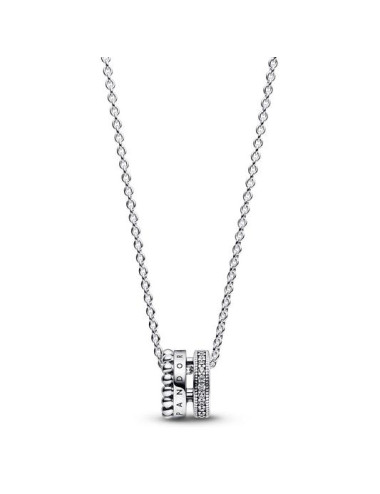 COLAR SIGNATURE PAVÉ & BEADS PANDORA