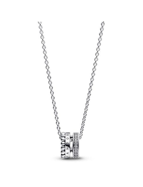 COLAR SIGNATURE PAVÉ & BEADS PANDORA