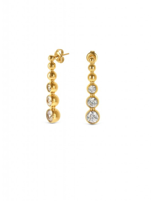 Brincos One Infinity Crystal