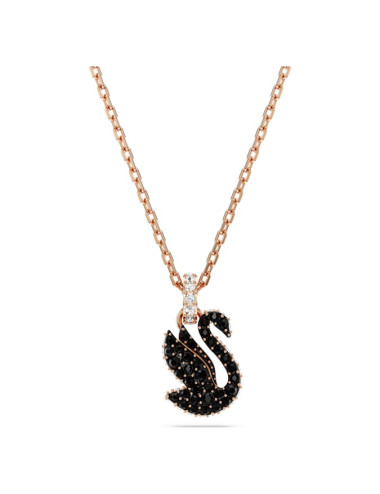Colar Black Swan Swarovski