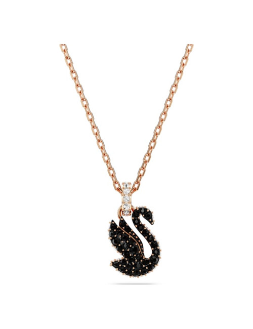 Colar Black Swan Swarovski