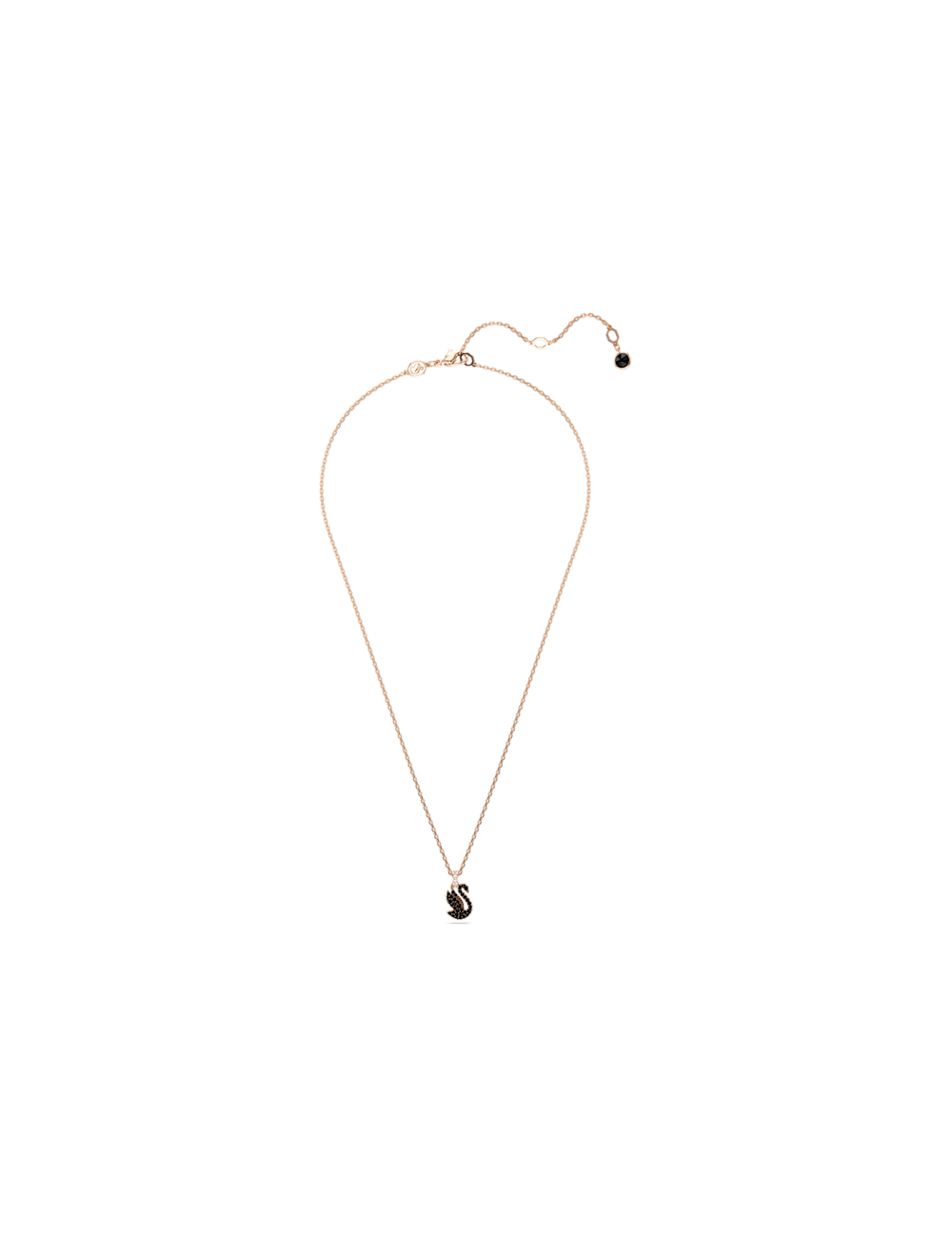 Colar Black Swan Swarovski