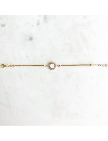 Pulseira Nice Prata Dourada