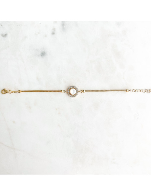 Pulseira Nice Prata Dourada