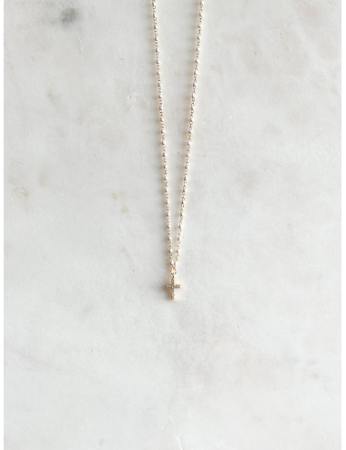 Colar My Sweet Little Cross Prata