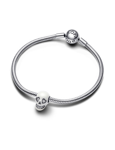 Conta Glow-in-the-dark Sparkling Skull Pandora