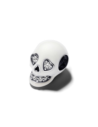 Conta Glow-in-the-dark Sparkling Skull Pandora