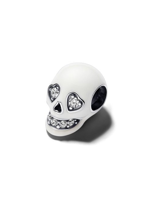 Conta Glow-in-the-dark Sparkling Skull Pandora