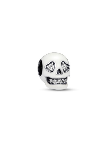 Conta Glow-in-the-dark Sparkling Skull Pandora