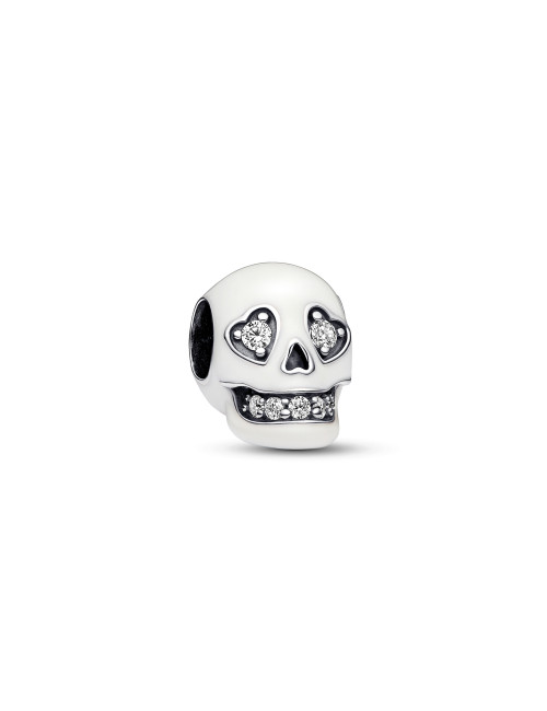 Conta Glow-in-the-dark Sparkling Skull Pandora