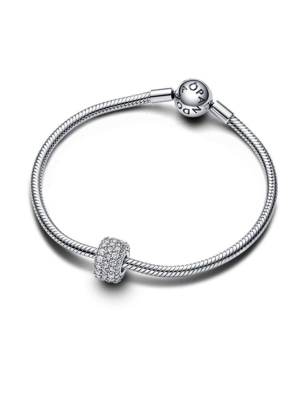 Conta Sparkling Pavé Triple Row Pandora