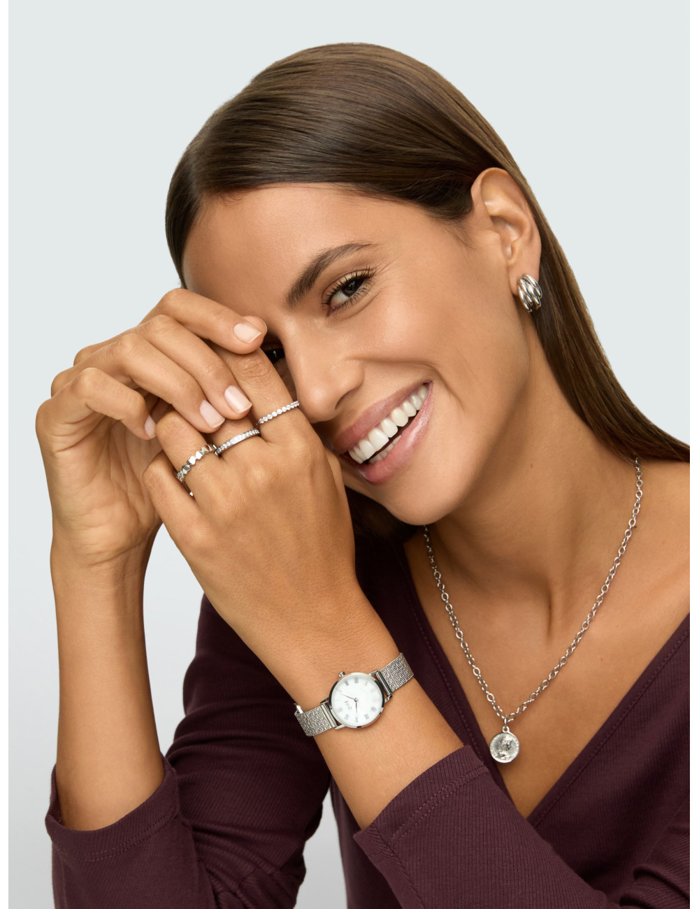 Relógio One Aura Silver