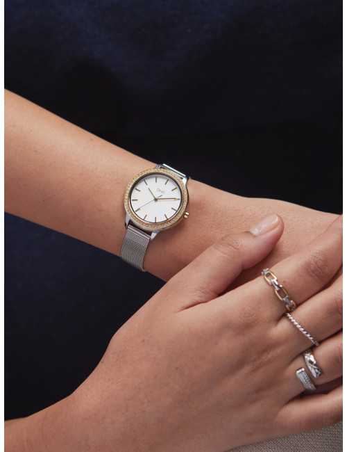 Relógio One Twin Spark Bicolor