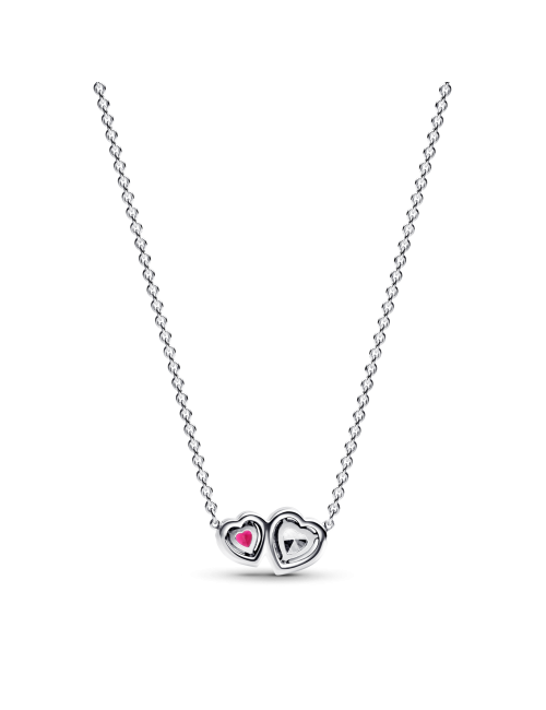 Colar Pendente Corações Pandora