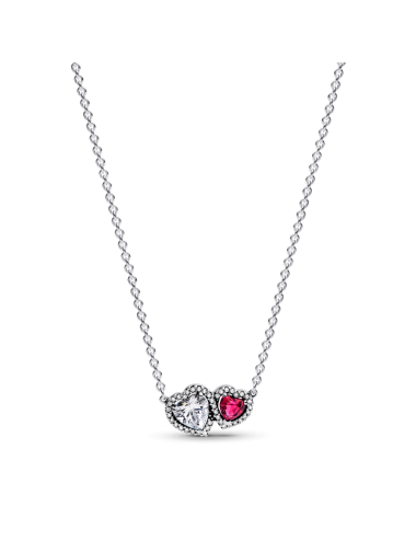 Colar Pendente Corações Pandora