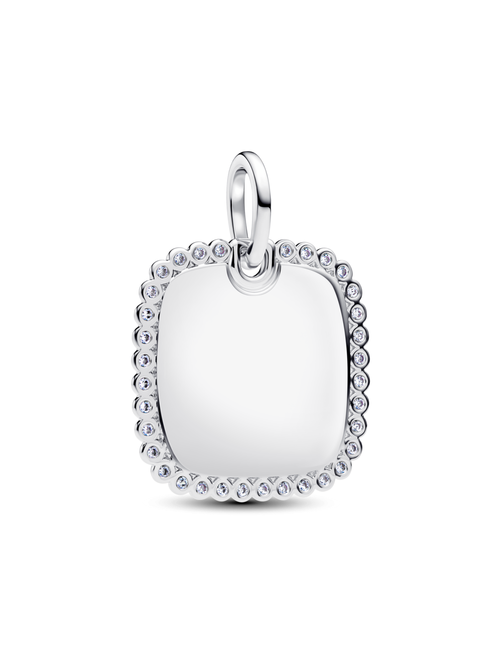 Conta Medalha Engravable Square Pandora