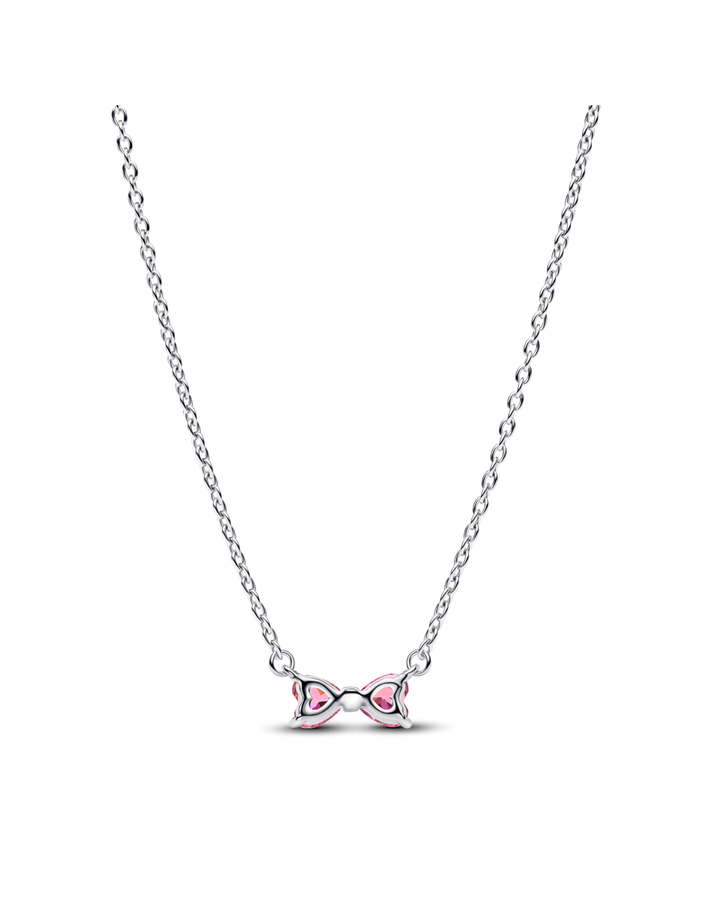 Colar Laço Rosa Pandora