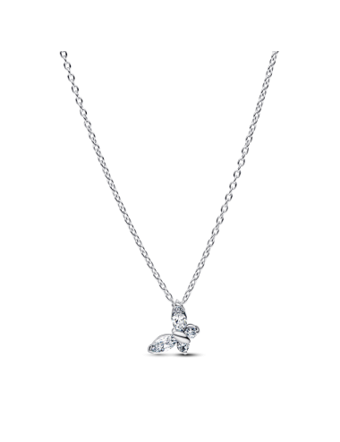 Colar Borboleta Branca Pandora