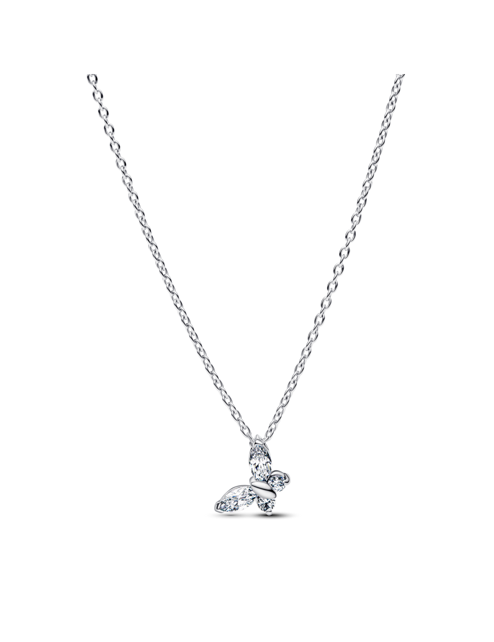 Colar Borboleta Branca Pandora