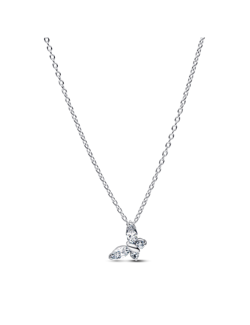 Colar Borboleta Branca Pandora