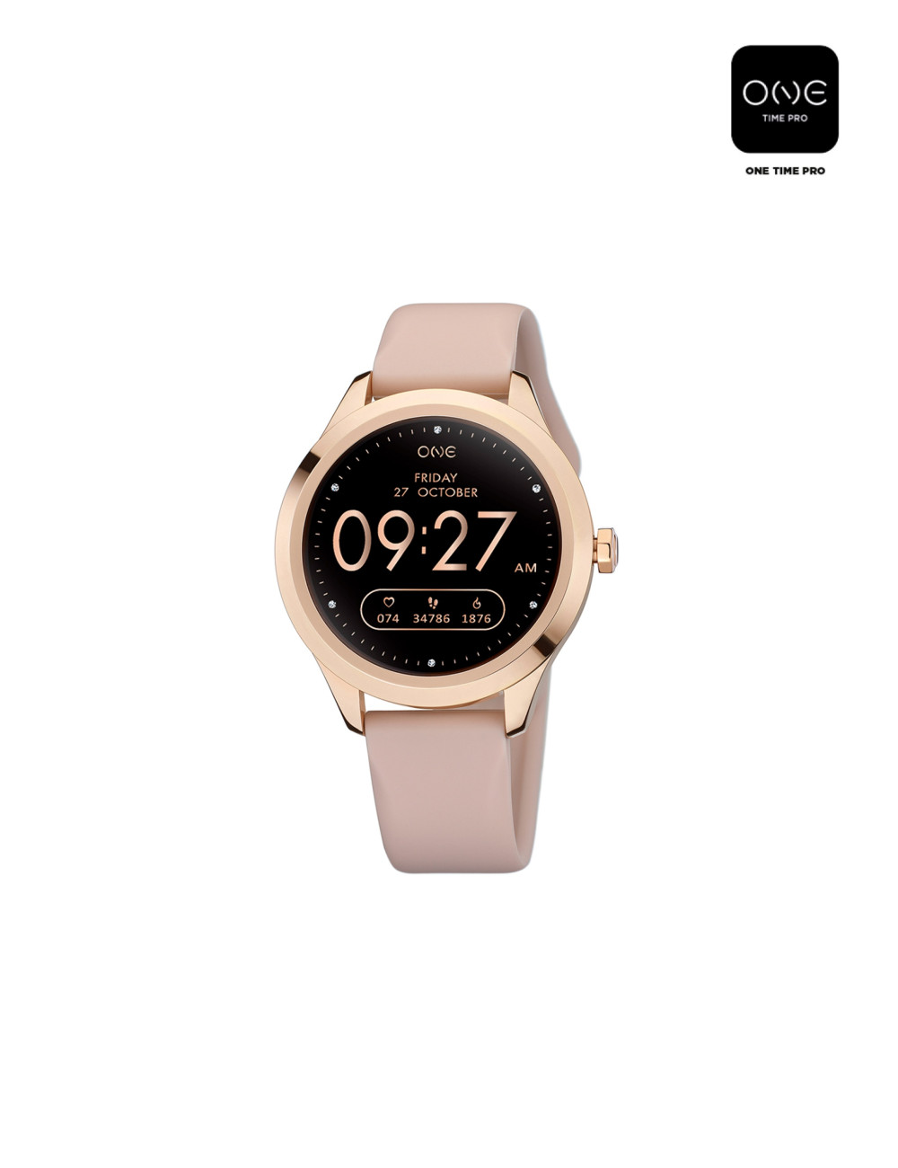 Smartwatch One Mini Rosegold Silicone