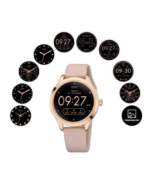 Smartwatch One Mini Rosegold Silicone