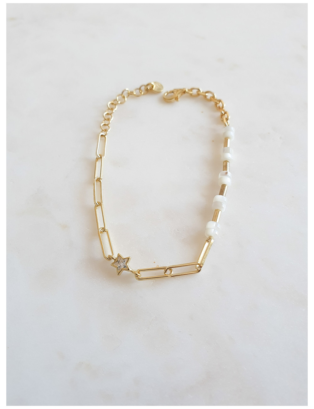 PULSEIRA BE A STAR PRATA DOURADA