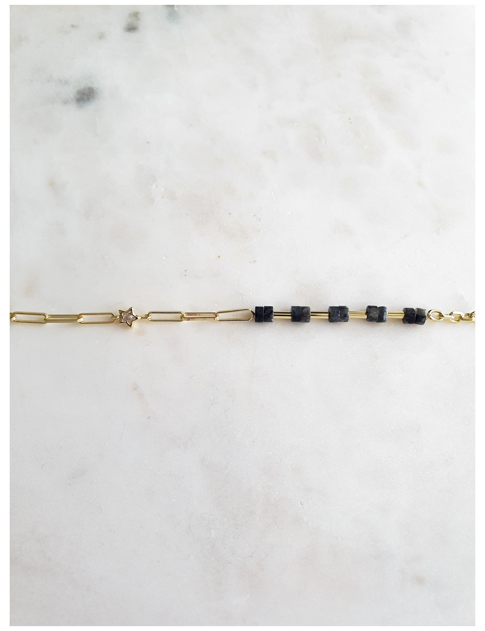 PULSEIRA BE A STAR GREY PRATA DOURADA