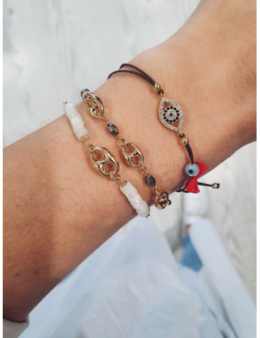 PULSEIRA MONZA 2 PRATA DOURADA