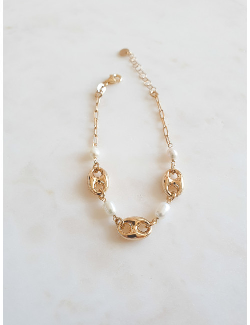 PULSEIRA MONZA PRATA DOURADA