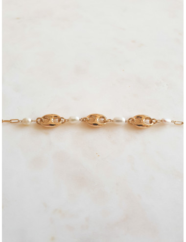 PULSEIRA MONZA PRATA DOURADA