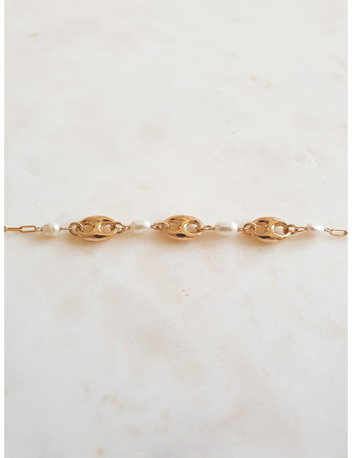 PULSEIRA MONZA PRATA DOURADA